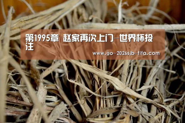 第1995章 赵家再次上门-世界杯投注(图2) 世界杯投注